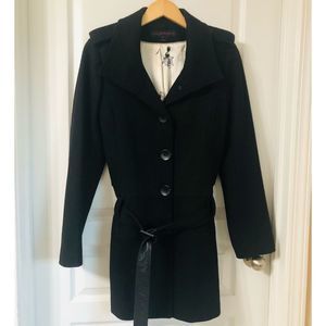 VIA SPIGA WOOL BLEND TRENCH COAT SZ 6